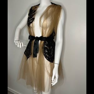 ANNA ELIZABETH DESIGNS I Sequined Tutu Layering Dress